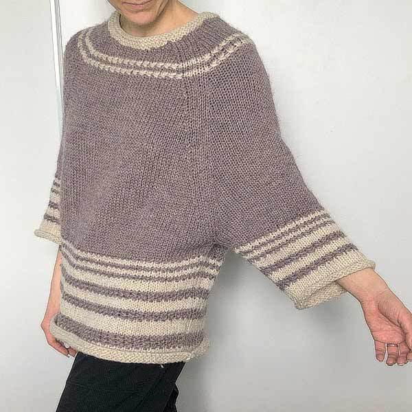 © #09 Deep Raglan Pullover by Deborah Newton • www.ravelry.com