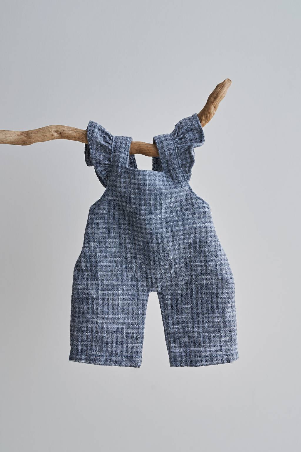 Overalls with angel sleeves