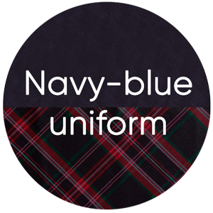 navy blue school uniform