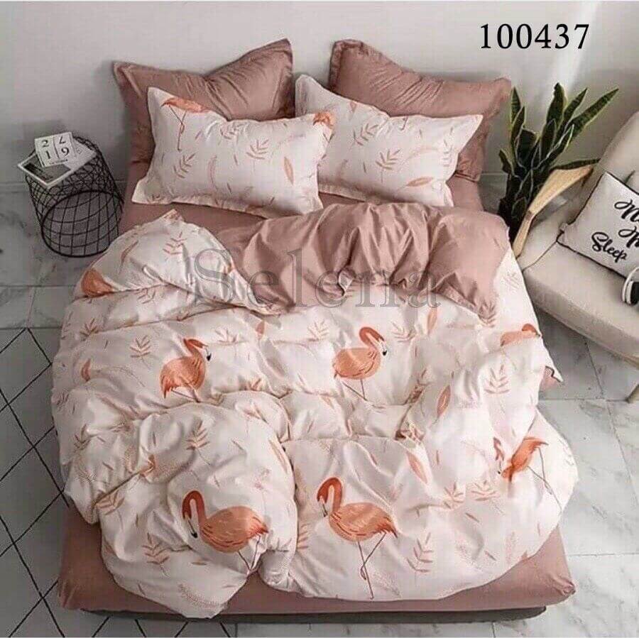 постельное белье с фламинго 100437