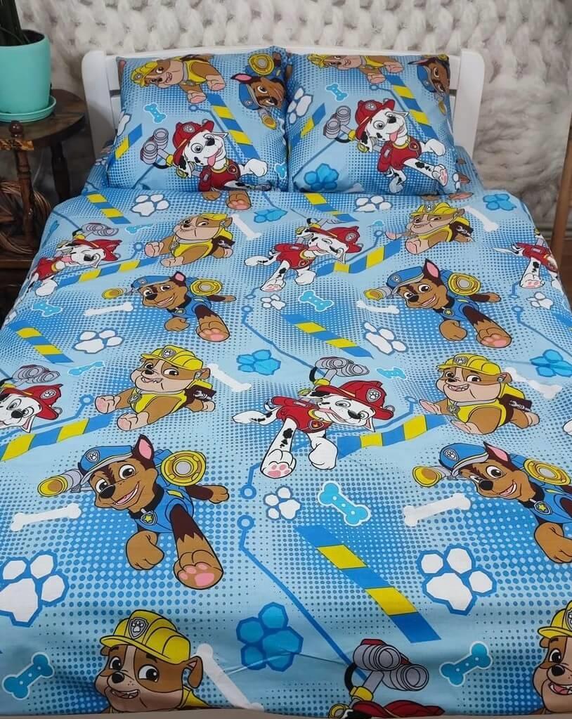 постільна білизна бязь щенячий патруль