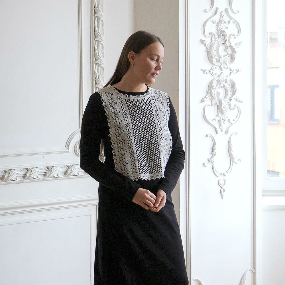 Светлана Логинова. Манишка «Волокно» • www.voloknomagazine.ru