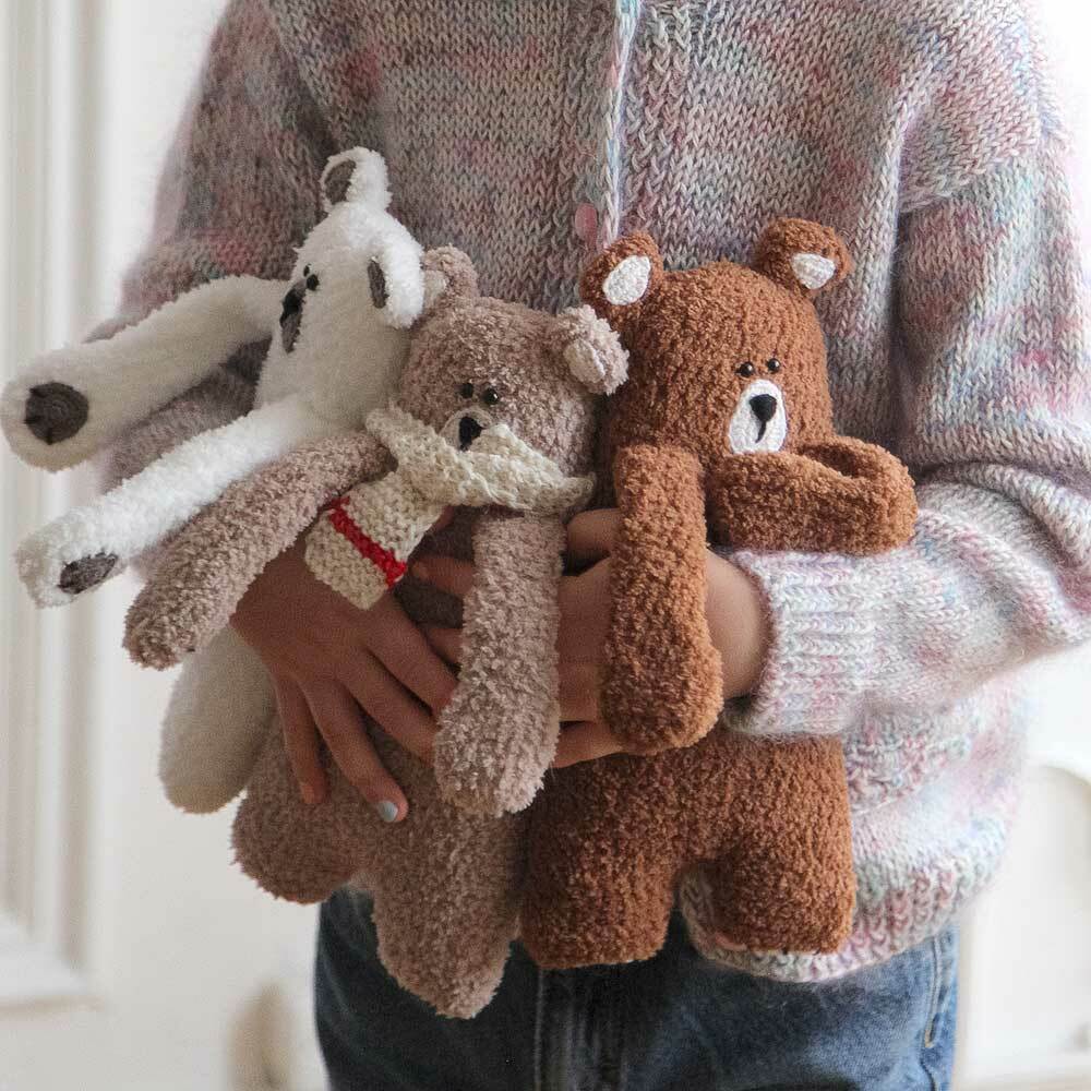 Анна Никитина. Игрушка «Мой лучший друг Мишаня» • www.voloknomagazine.ru