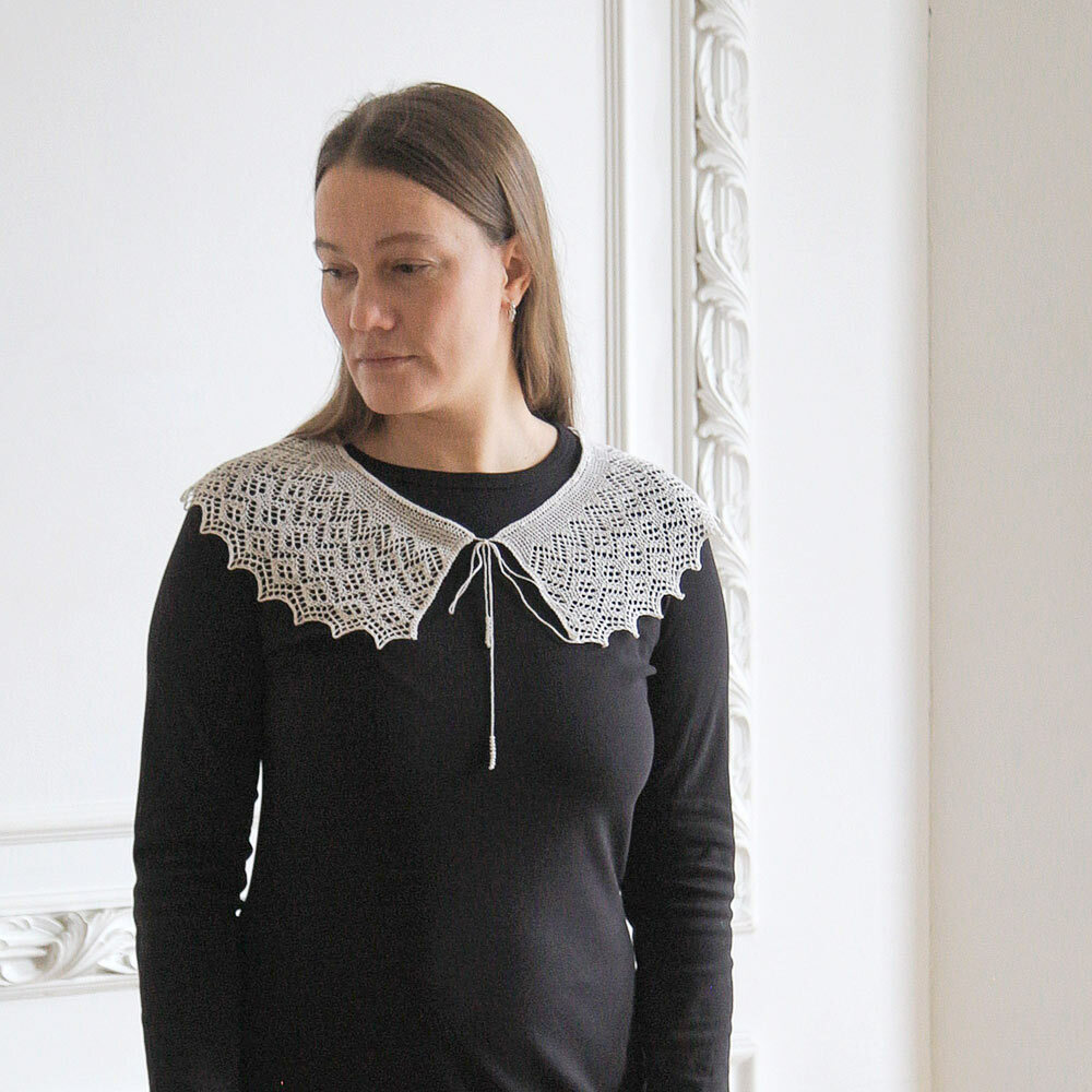 Светлана Логинова. Воротник «Волокно» • www.voloknomagazine.ru