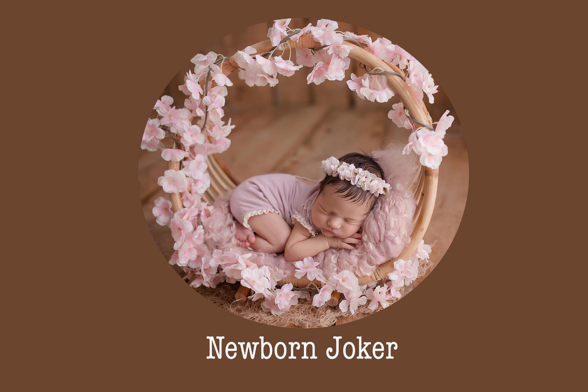 Newborn Joker - die universellste Pose in Neugeborenenfotografie - Online Kurs