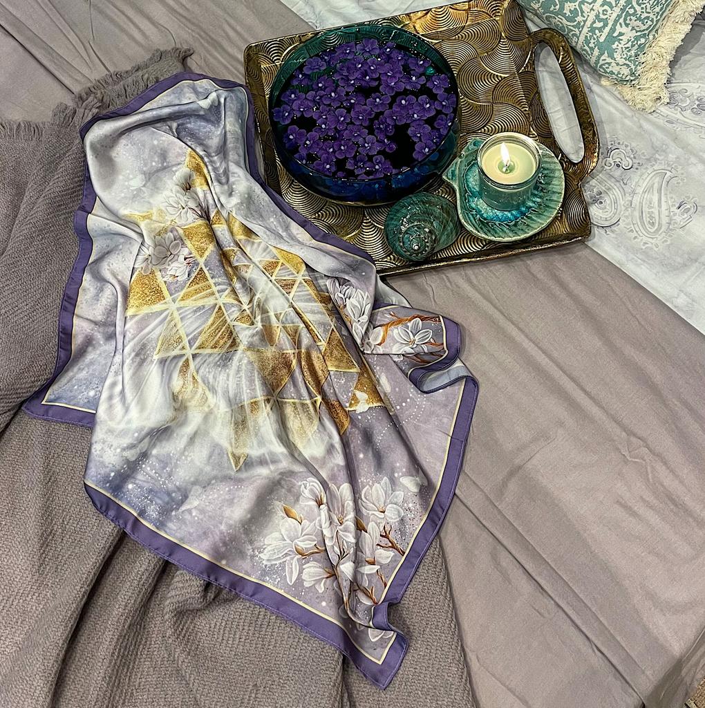 САКРАЛЬНЫЙ ШАРФ "ШРИ  ЯНТРА"