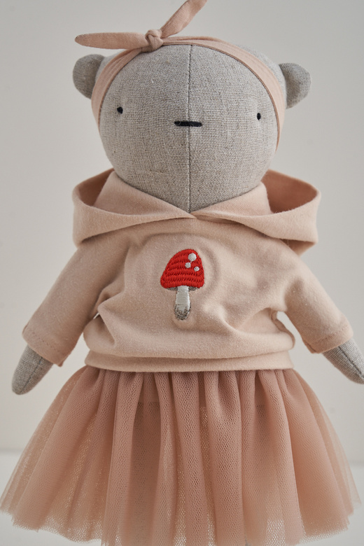 Hoodie with fly agaric