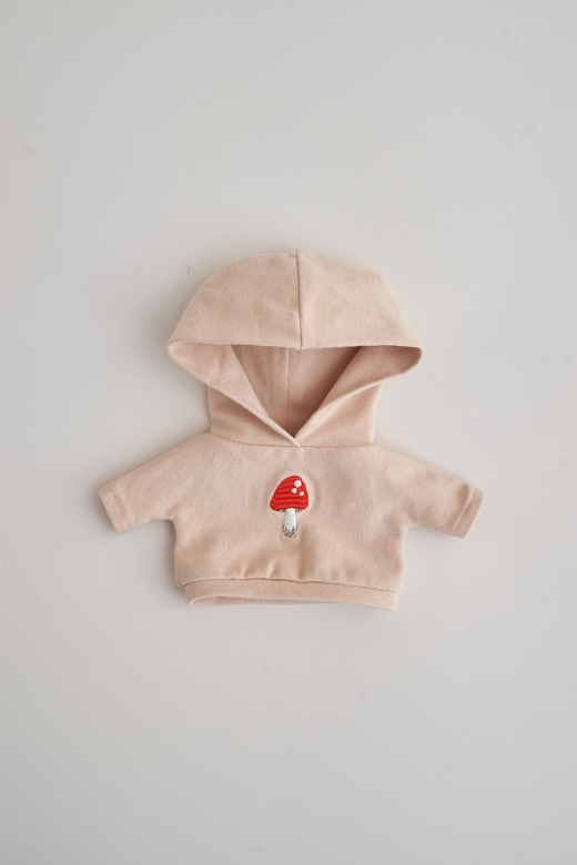 Hoodie with fly agaric