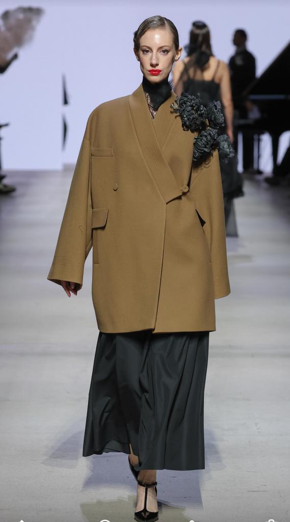 полупальто бежевое кашемир