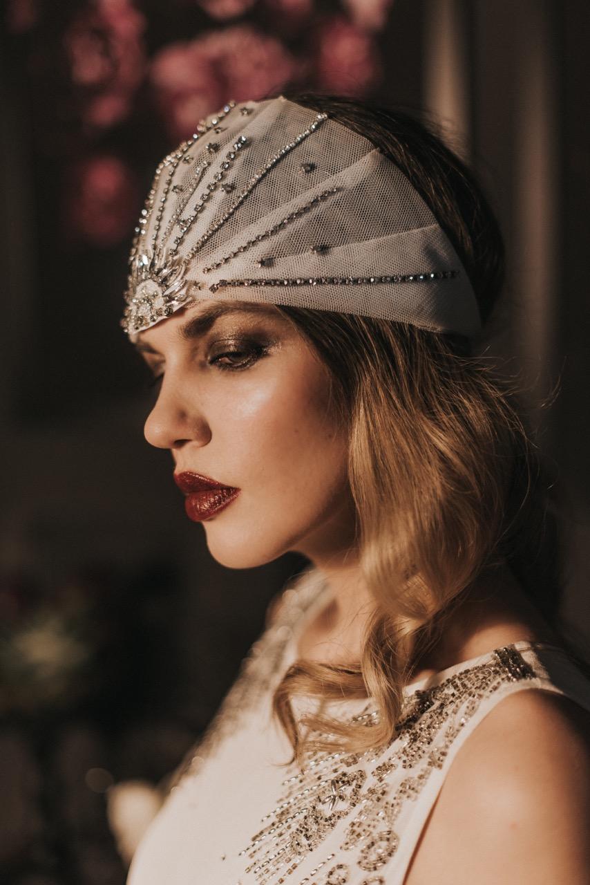 Flapper on sale style headwear