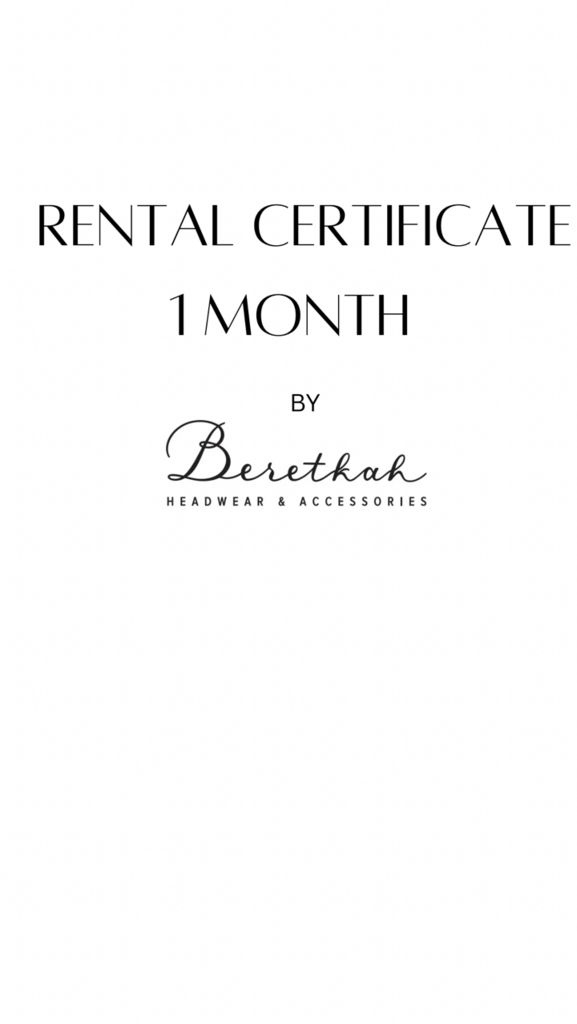 RENTAL SUBSCRIPTION 1 month