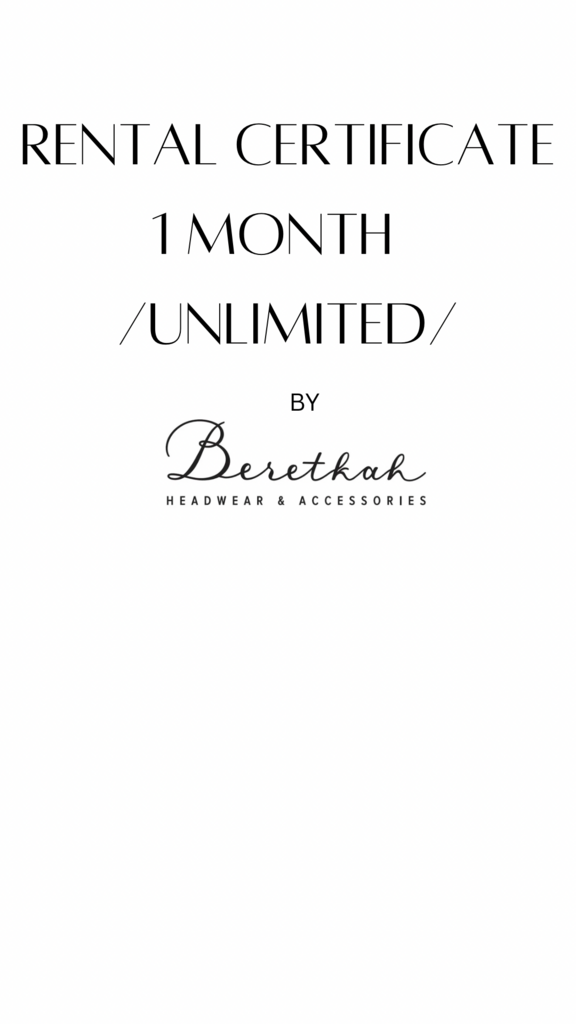 UNLIMITED RENTAL SUBSCRIPTION 1 month