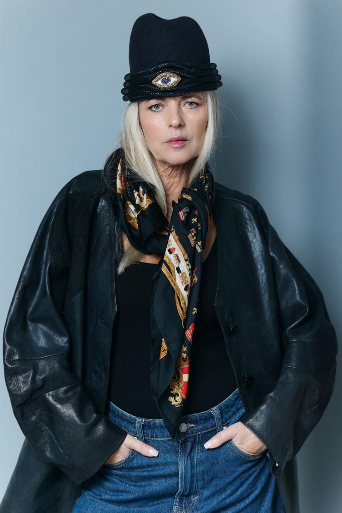 Watchful EYE Midnight Black Couture Hat