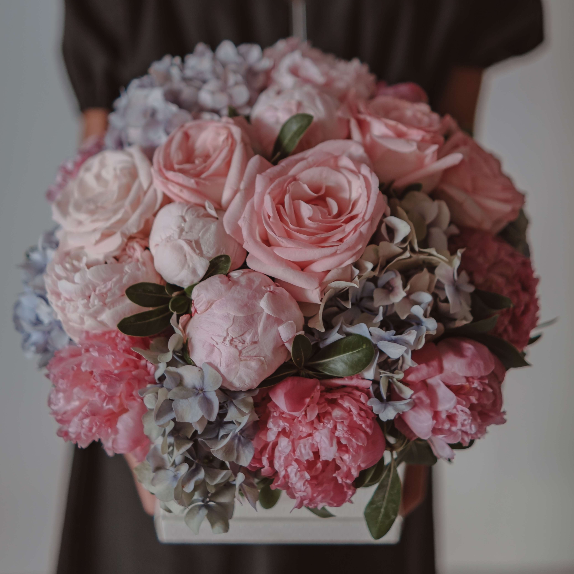 Гламурная коробка в розовых тонах