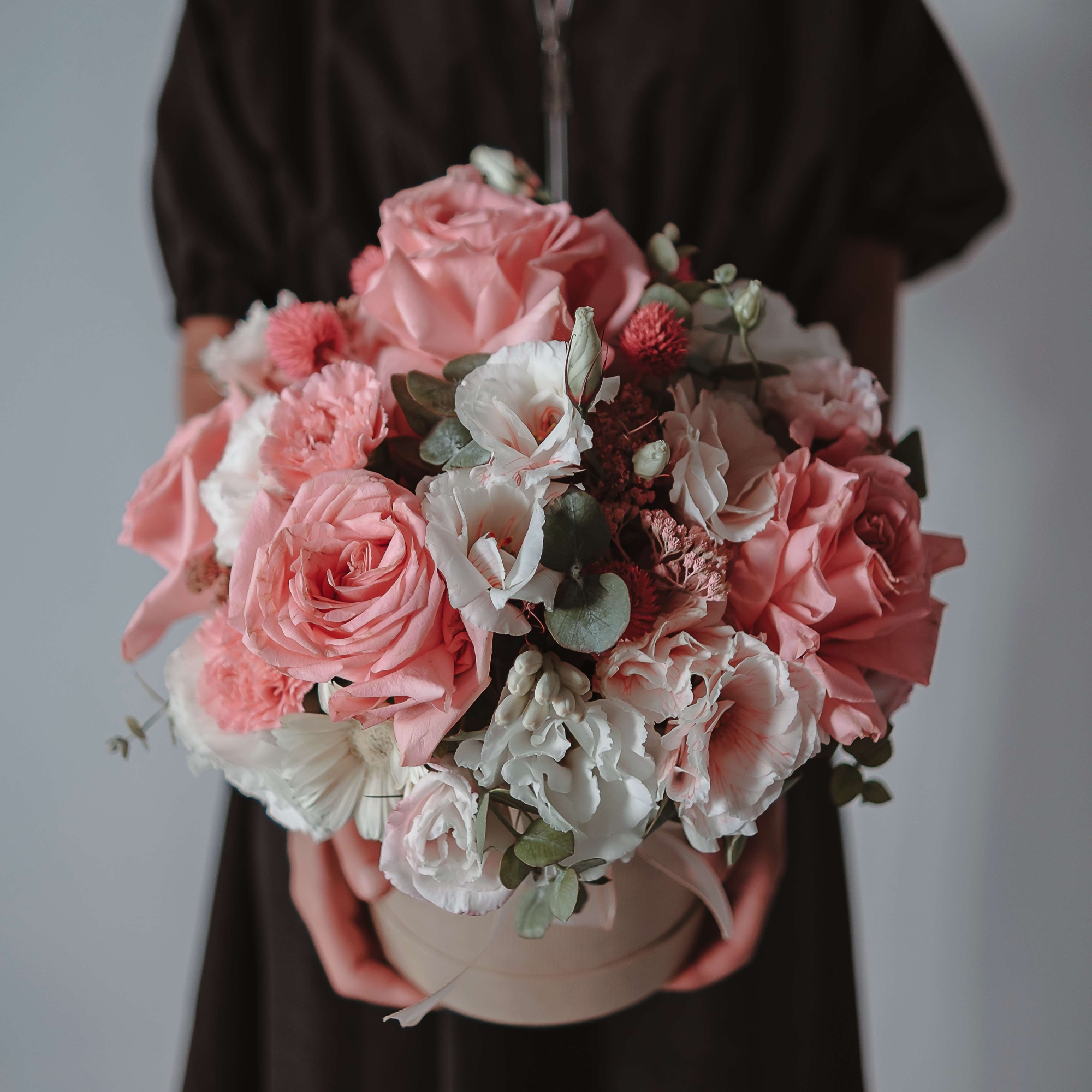 Компактная композиция в коробке