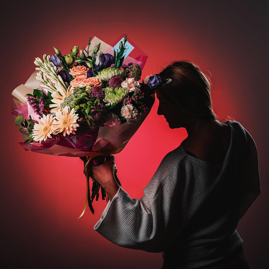 Сборный букет в осенней тематике.