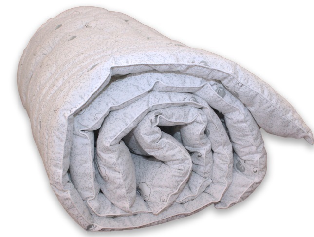 зимнее одеяло лебяжий пух коттон фото 1