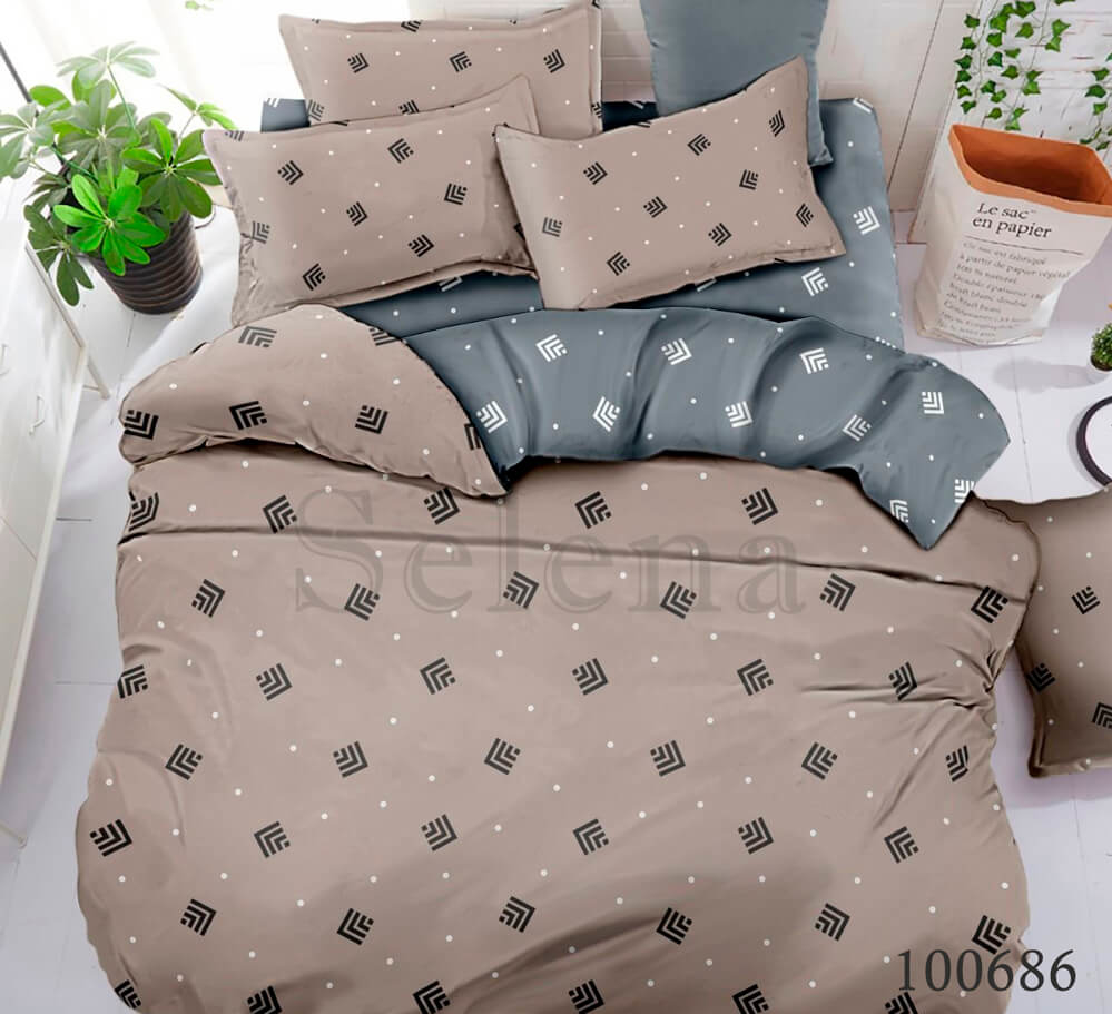 постельное белье кофейного цвета