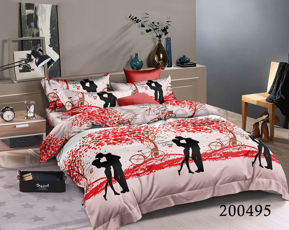 постельное белье влюбленная парочка