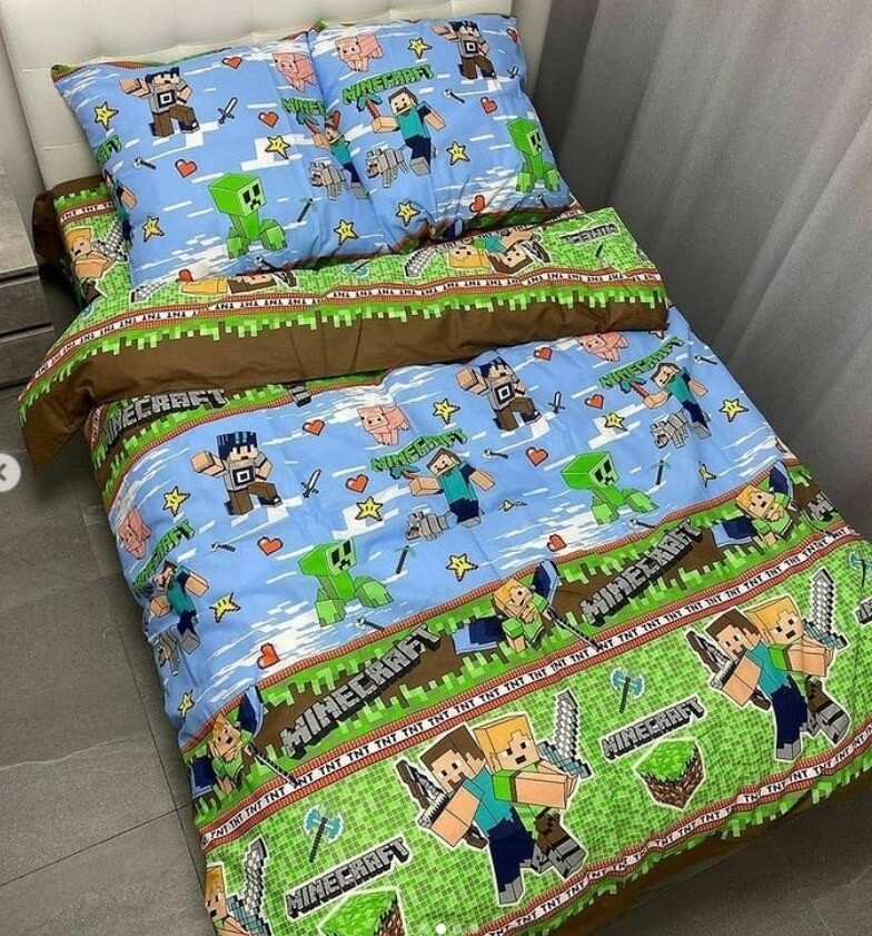 постельное белье майнкрафт фото 1