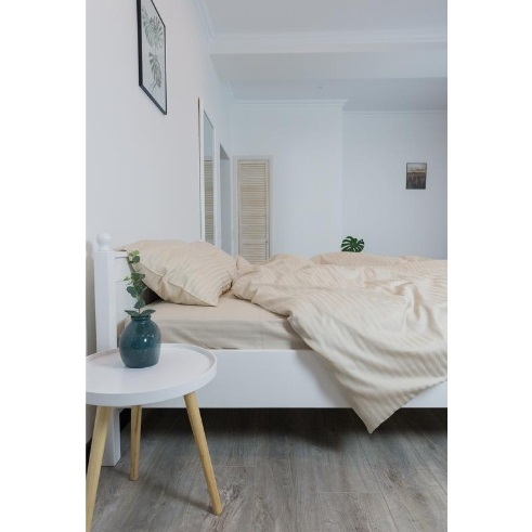 постельное белье страйп-сатин капучино фото 2