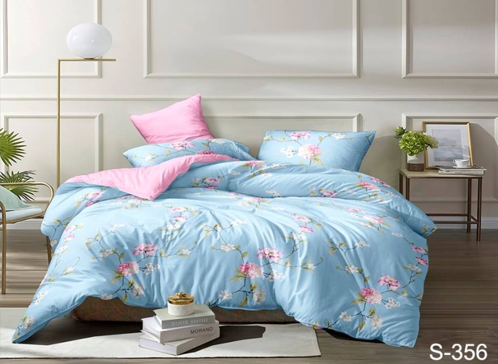 Сатин Таг Текстиль S 356 Розовые Цветочки фото 1