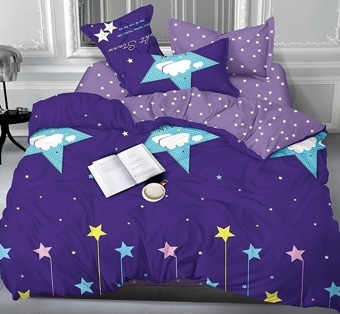 Сатин Таг Текстиль S 366 Звездочки Облака фото 1