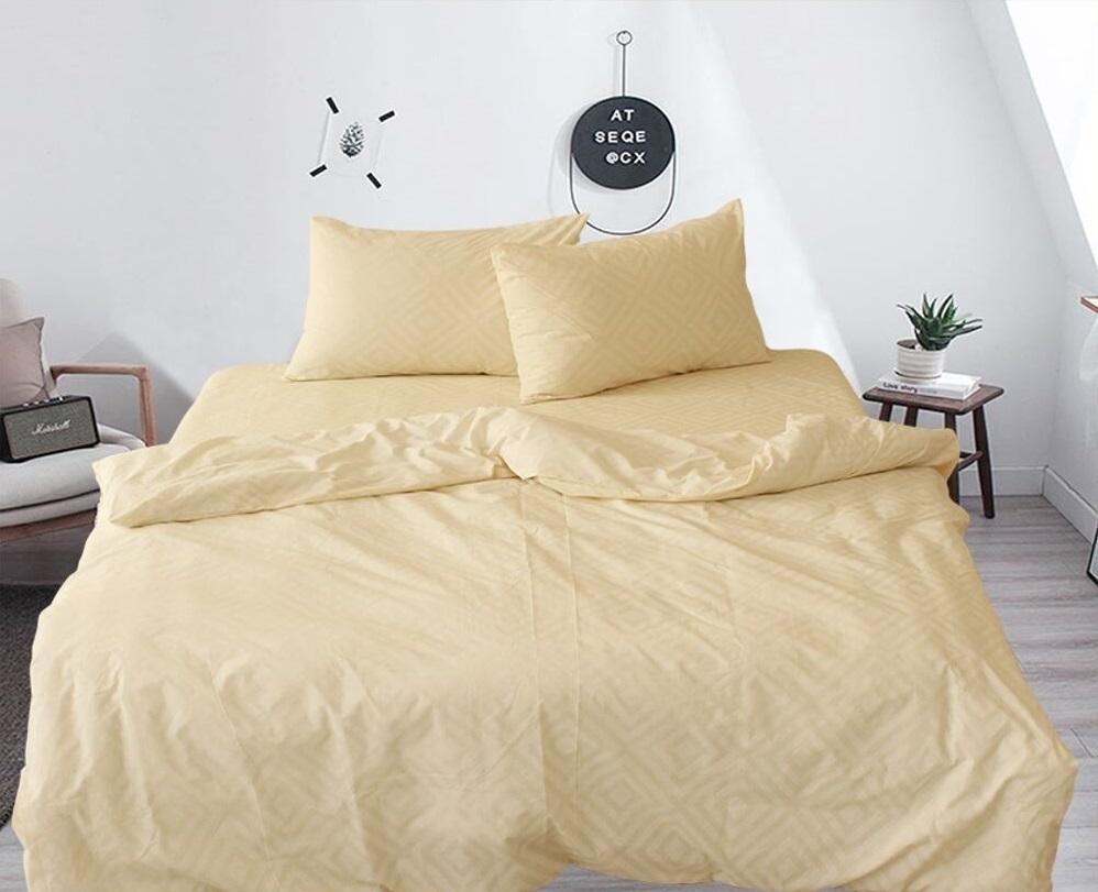 постільна білизна ромби слонова кістка