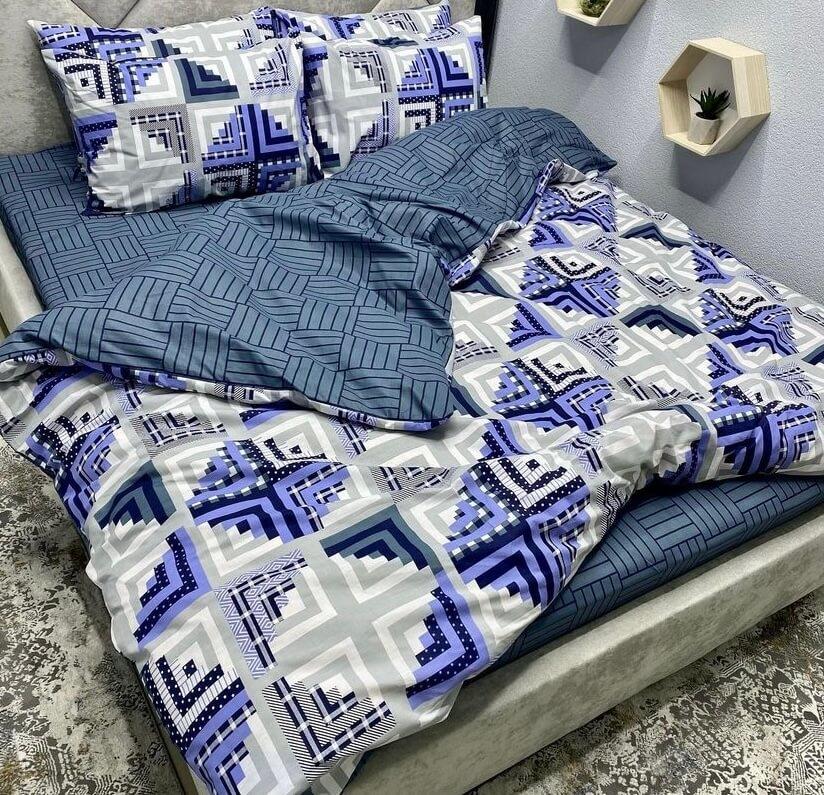 постільна білизна з геометричним малюнком мозаїка фото 1