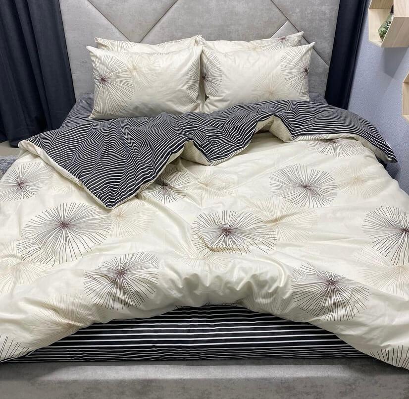 постільна білизна з кульбабами на кремовому фоні