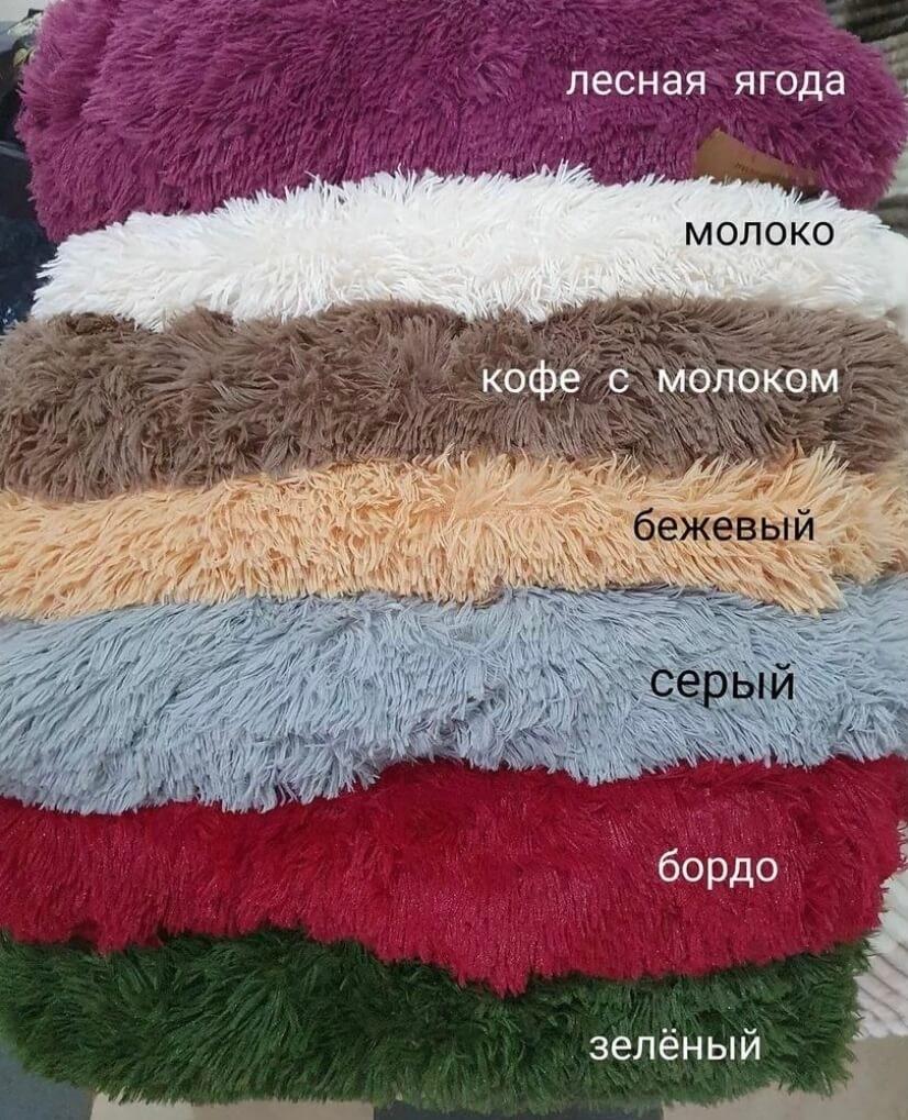 плед покривало травка різні кольори лісова ягода-зелений