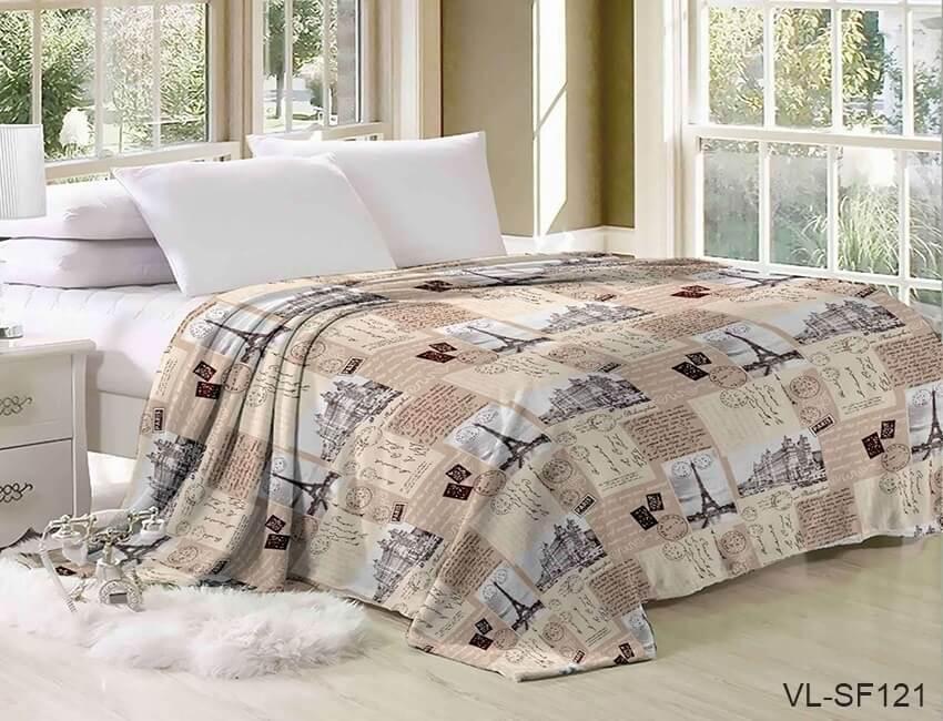 Плед на ліжко Ейфелева вежа Париж VL-SF121 фото 1