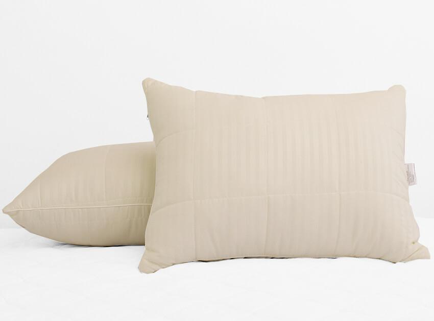 подушка лебедячий пух стьобана страйп