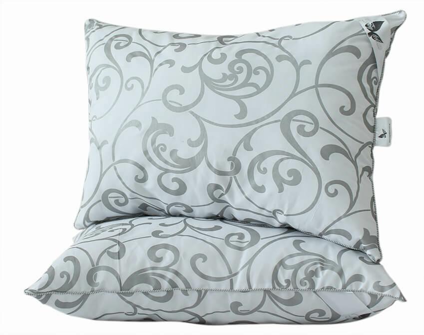 Біла подушка екопух вензель