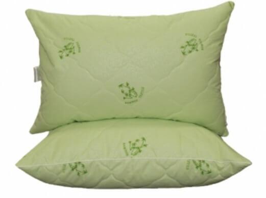 подушка лебедяний пух стьобаний з'ємний чохол бамбук фото 1