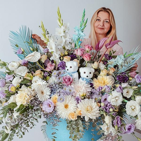 Детская композиция с игрушками