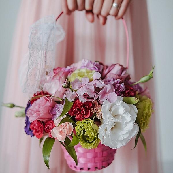 Корзинка цветов