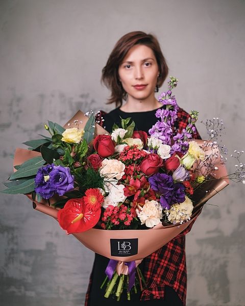 Разноцветный букет