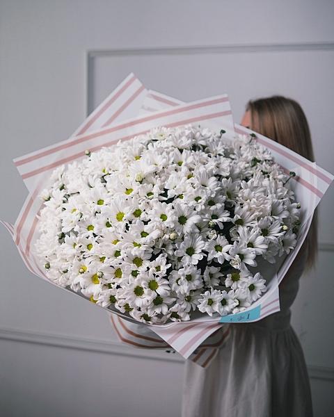 Огромный букет ромашек