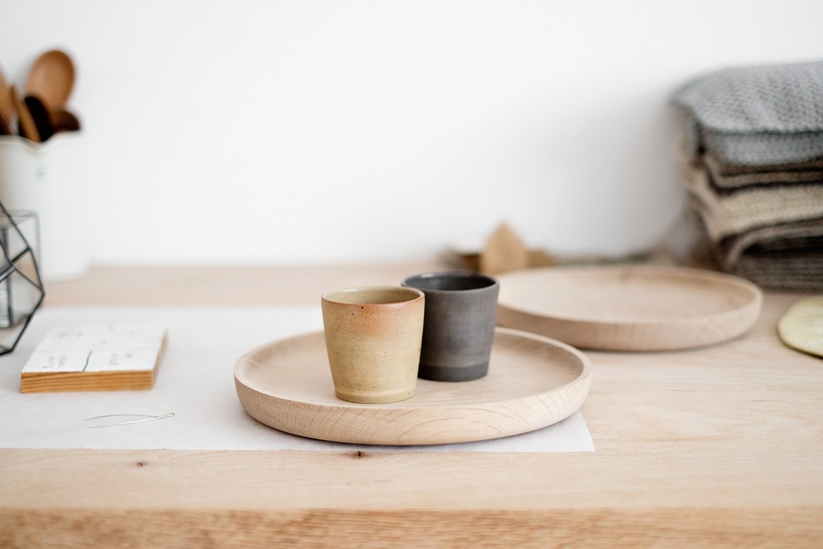 Тарелка деревянная