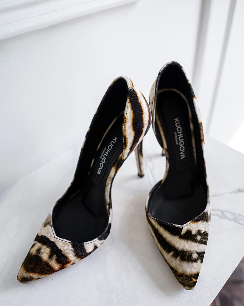 Туфли зебра