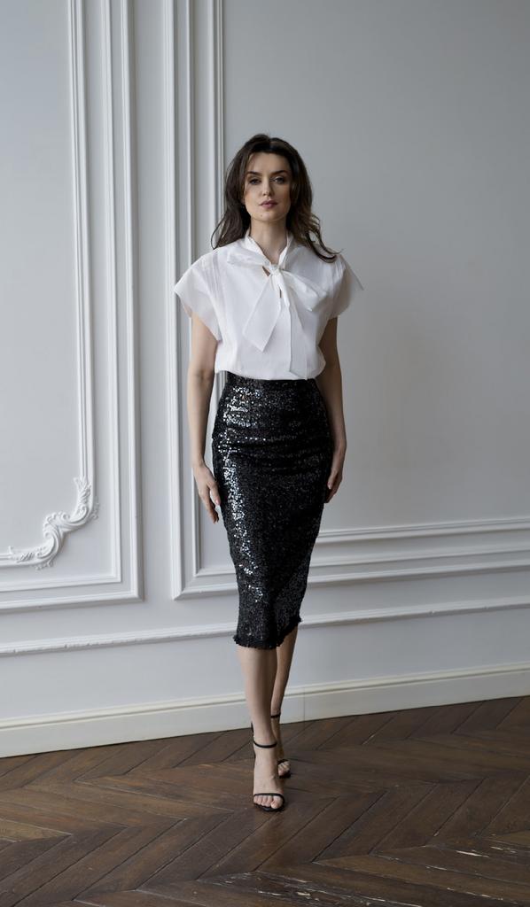 Арт 110067 юбка пайетка