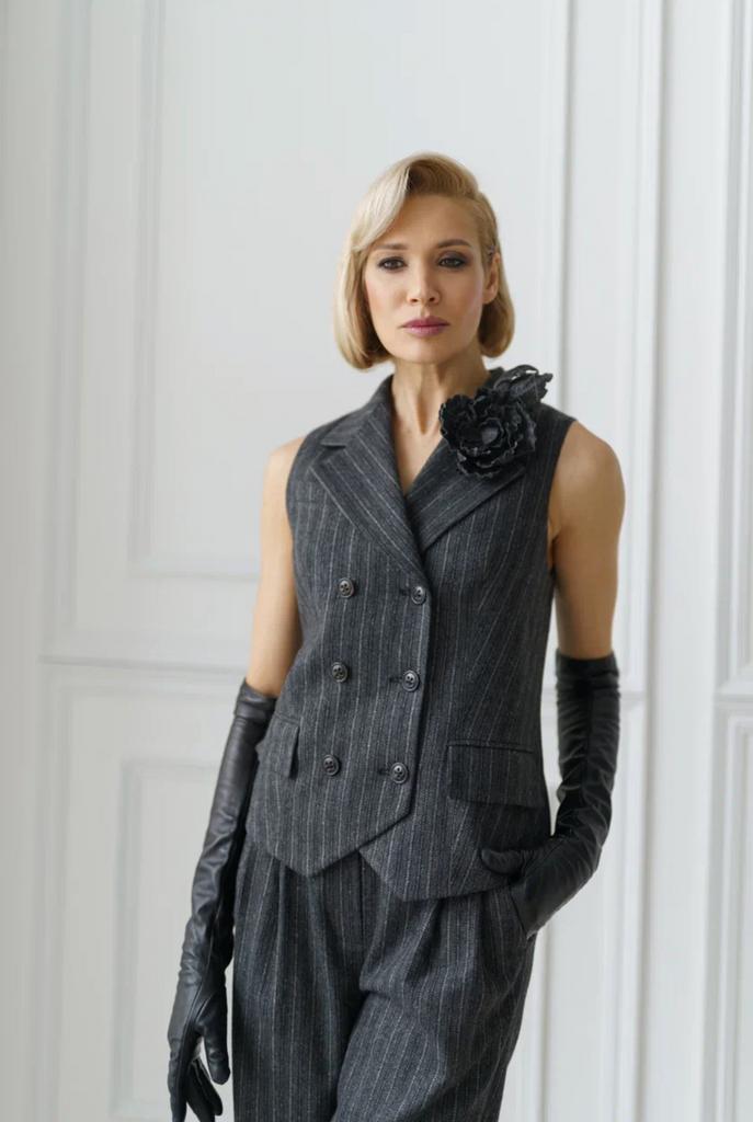 арт 111030 жилет полоска