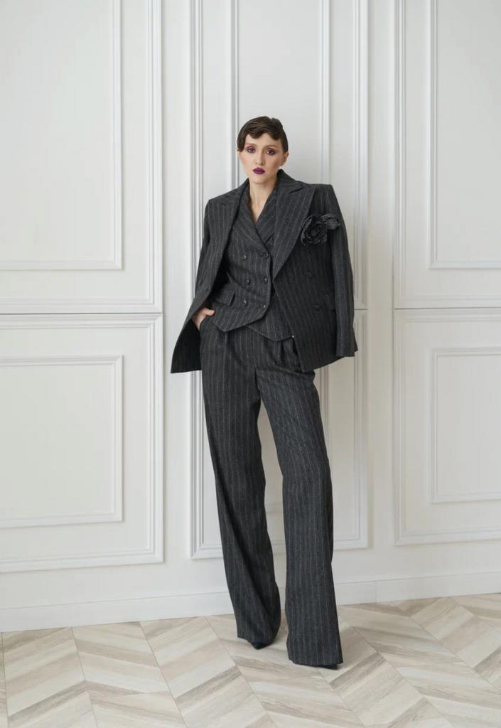 арт 111028 брюки полоска