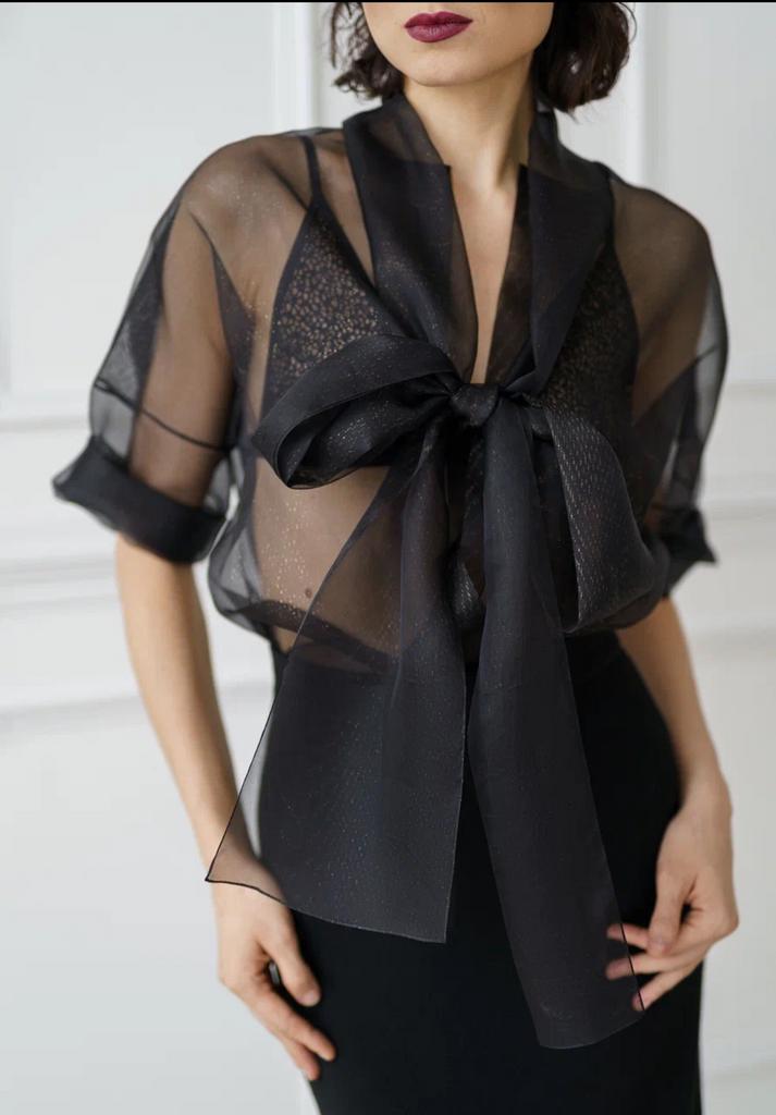 арт 111012 блуза органза