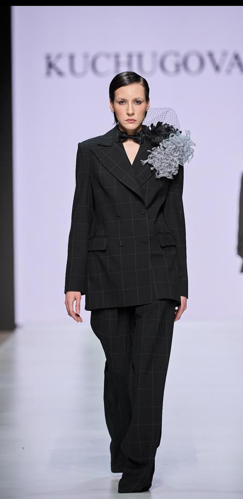 арт 111053 костюм клетка брючный