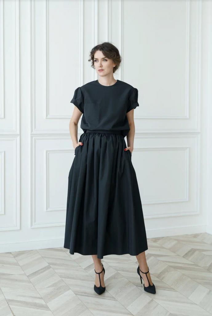 юбка из шелка