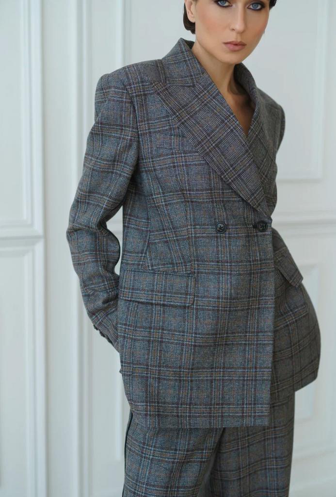 Пиджак в клетку