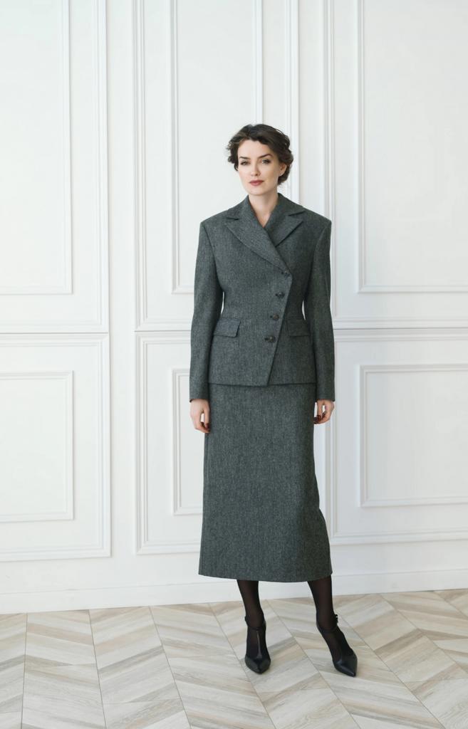 Жакет приталенный ретро