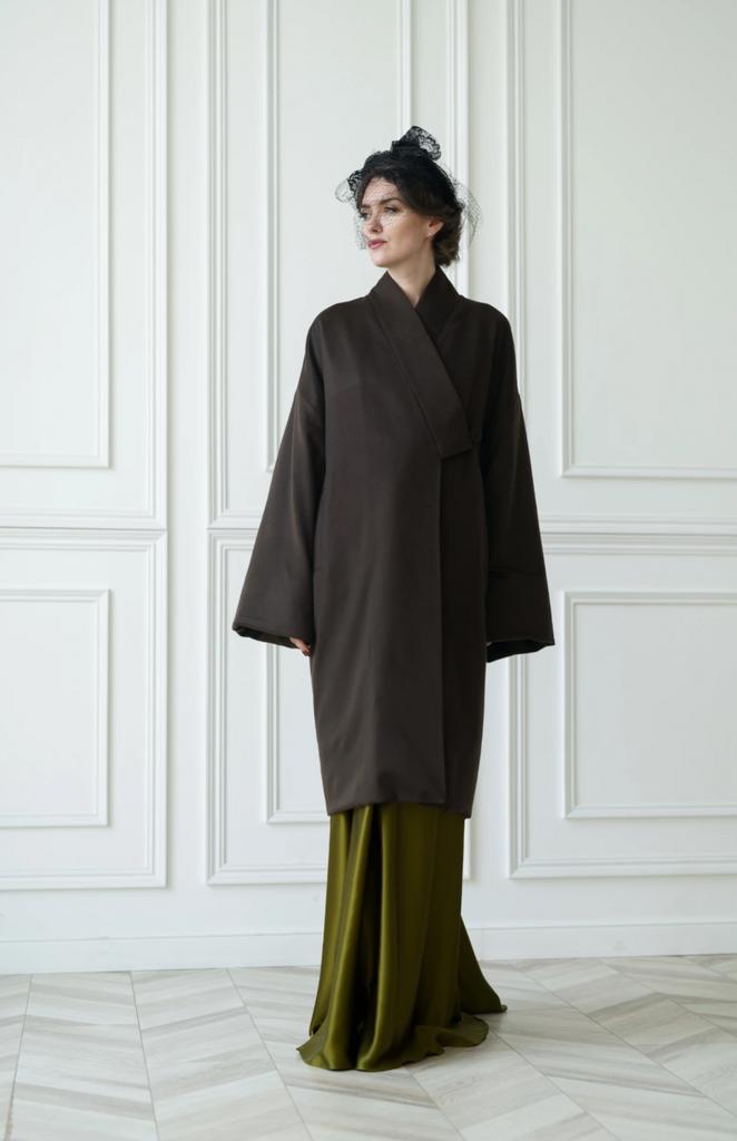 пальто и кашемира на шерстипоне